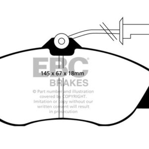 EBC Ultimax prednje kočione pločice za Audi 100, Audi Cabriolet