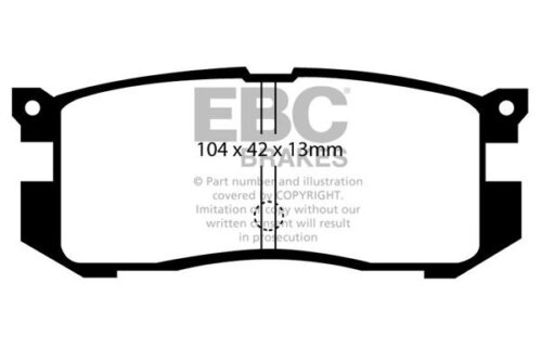 EBC Ultimax rear brake pads for Ford Probe, Mazda 626