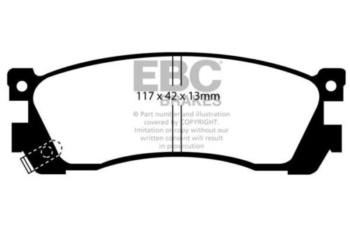 EBC Ultimax stražnje kočione pločice za Mazda MPV, Mazda Xedos 9