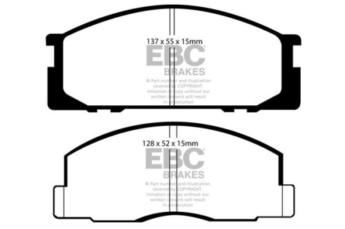 EBC Ultimax front brake pads for Toyota Previa