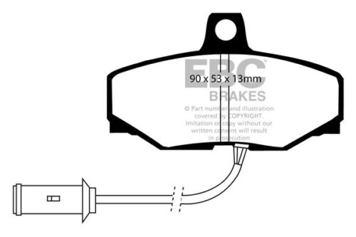 EBC Ultimax rear brake pads for Jaguar XJ