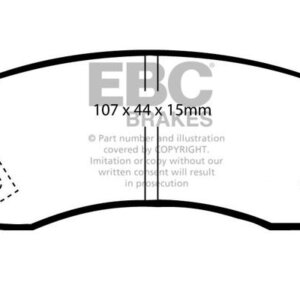 EBC Ultimax front brake pads for Suzuki Swift, Suzuki Cappuccino