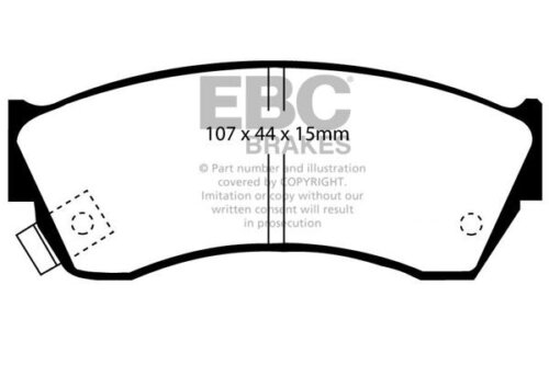 EBC Ultimax front brake pads for Suzuki Swift, Suzuki Cappuccino