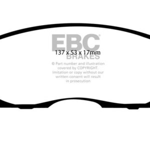 EBC Ultimax prednje kočione pločice za Nissan Maxima, Nissan Silvia
