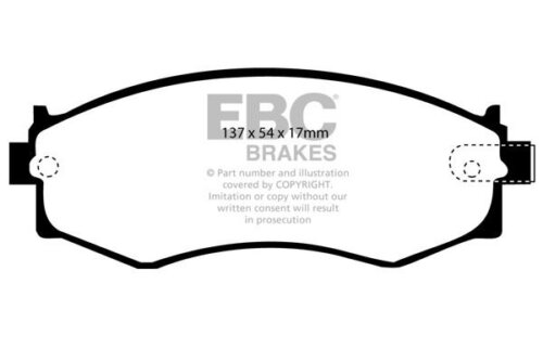 EBC Ultimax front brake pads for Hyundai Sonata, Nissan Prairie