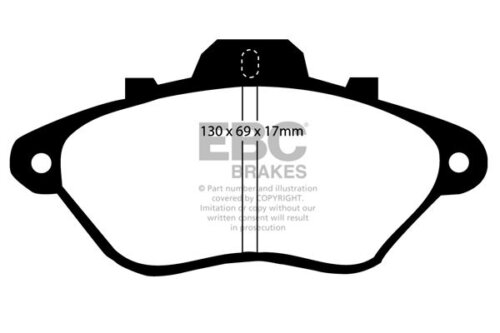 EBC Ultimax front brake pads for Citroën XM