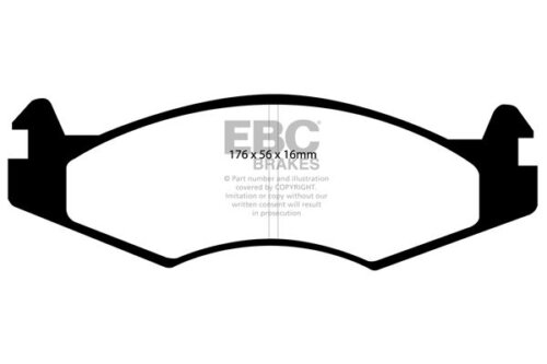 EBC Ultimax front brake pads for Jeep Cherokee