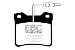 EBC Ultimax rear brake pads for Peugeot 605, Peugeot 607