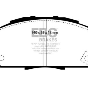 EBC Ultimax front brake pads for Honda Ascot, Honda Accord