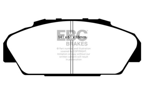 EBC Ultimax front brake pads for Honda Accord