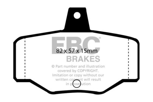 EBC Ultimax rear brake pads for Nissan Almera, Nissan Almera Tino