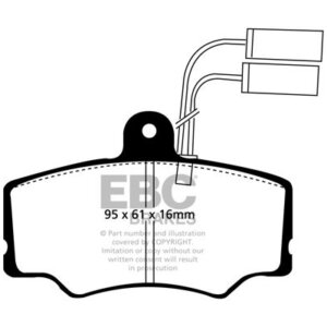 EBC Ultimax front brake pads for Alfa Romeo 33