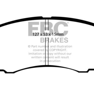 EBC Ultimax front brake pads for Toyota Camry, Toyota Celica