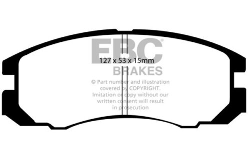 EBC Ultimax front brake pads for Toyota Camry, Toyota Celica