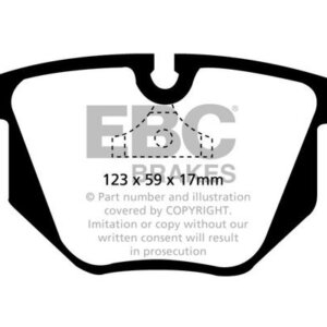 EBC Ultimax rear brake pads for BMW 5