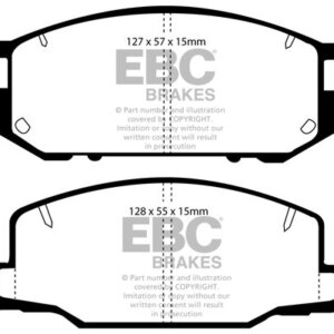 EBC Ultimax front brake pads for Toyota Carina II