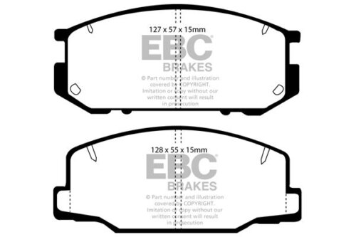 EBC Ultimax front brake pads for Toyota Carina II