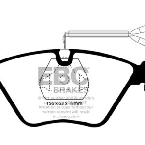 EBC Ultimax front brake pads for Peugeot 605, Citroën XM