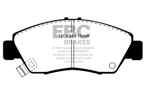 EBC Ultimax front brake pads for Honda Jazz, Honda Civic