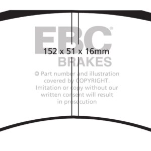 EBC Orangestuff front brake pads for Mitsubishi Lancer