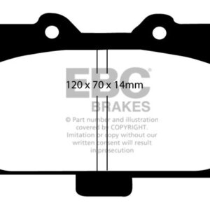 EBC Orangestuff front brake pads for Nissan Fairlady Z, Nissan 240SX