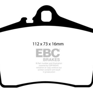 EBC Orangestuff rear brake pads for Porsche Boxster, Porsche 911