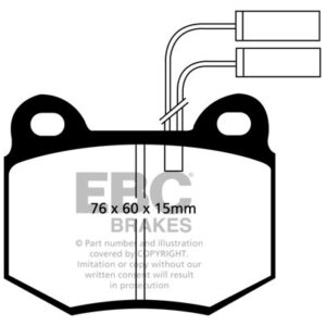 EBC Ultimax front brake pads for Alfa Romeo 75