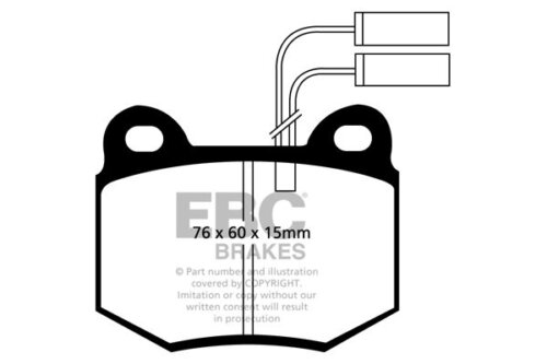 EBC Ultimax front brake pads for Alfa Romeo 75