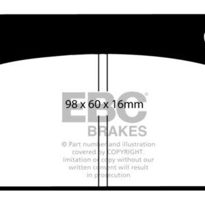 EBC Orangestuff front brake pads for Volvo 240, Volvo 260