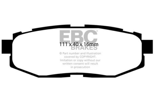 EBC Orangestuff rear brake pads for Subaru Tribeca
