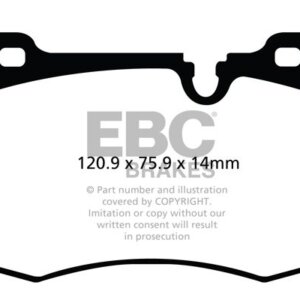EBC Orangestuff front brake pads for Mini MINI Convertible, Mini MINI Coupe