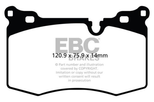 EBC Orangestuff front brake pads for Mini MINI Convertible, Mini MINI Coupe