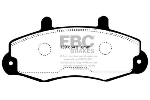 EBC Ultimax front brake pads for Ford Transit