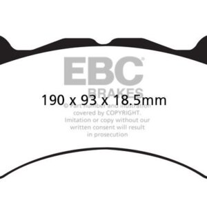 EBC Orangestuff front brake pads for Nissan GT-R, Nissan Juke