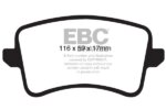 EBC Orangestuff rear brake pads for Audi A4, Audi A5