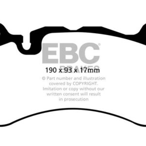 EBC Orangestuff front brake pads for Audi A6, Audi RSQ3