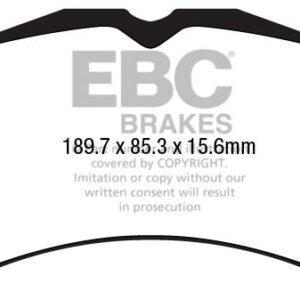 EBC Orangestuff front brake pads for Ford Mustang