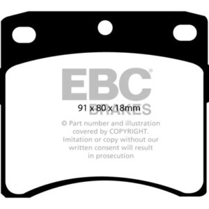 EBC Ultimax front brake pads for VW Transporter
