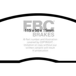 EBC Ultimax front brake pads for Mitsubishi Lancer, Mitsubishi Colt