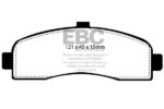EBC Ultimax front brake pads for Nissan Micra