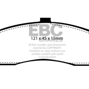 EBC Ultimax front brake pads for Nissan Micra