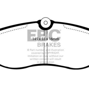 EBC Ultimax front brake pads for Nissan Terrano II