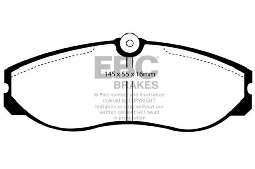 EBC Ultimax front brake pads for Nissan Terrano II