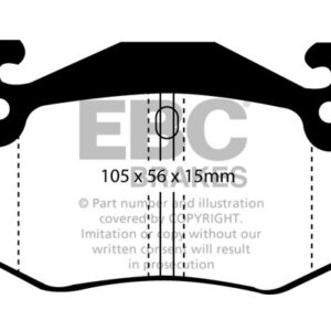 EBC Ultimax rear brake pads for Renault Laguna, Renault Safrane