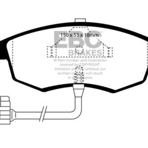 EBC Ultimax front brake pads for Ford Scorpio