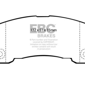 EBC Ultimax front brake pads for Ford Probe, Mazda 626
