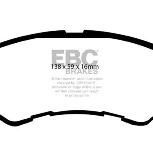 EBC Ultimax front brake pads for Opel Frontera, Opel Monterey