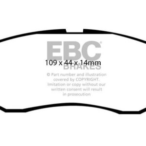 EBC Ultimax front brake pads for Suzuki Swift