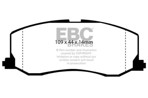 EBC Ultimax front brake pads for Suzuki Swift