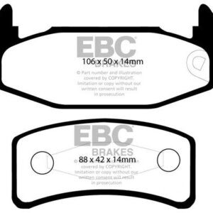 EBC Ultimax stražnje kočione pločice za Lotus Elan